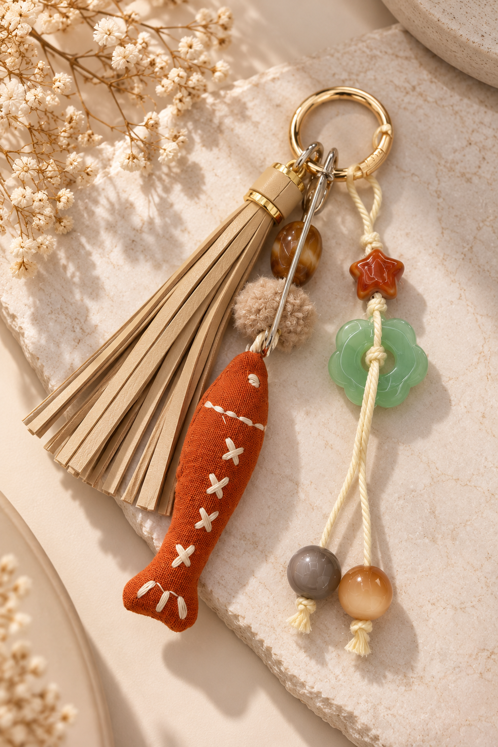 Boho bag & key chain