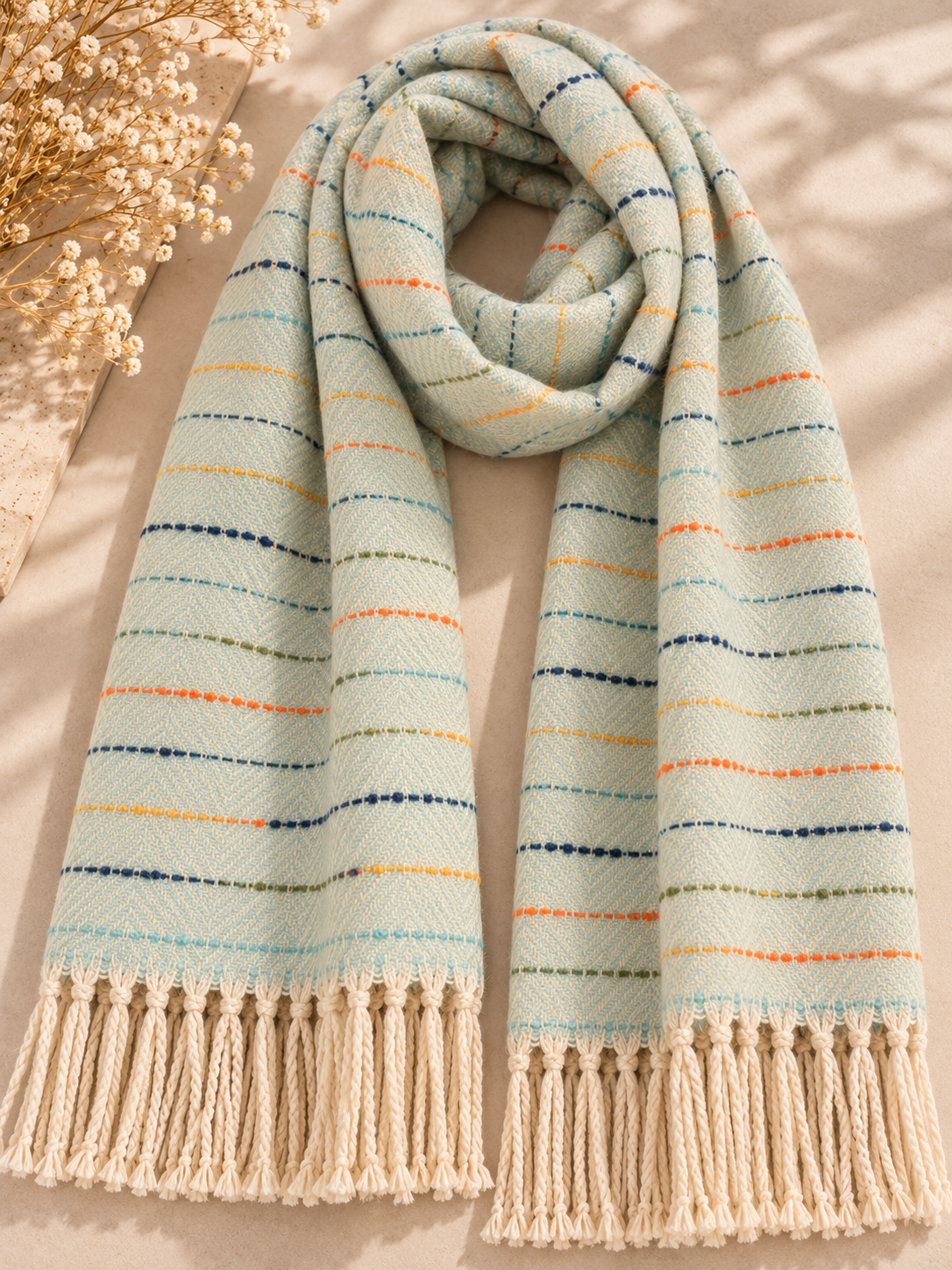 Rust scarf