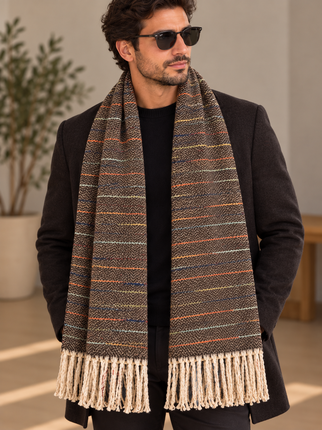 Rust scarf