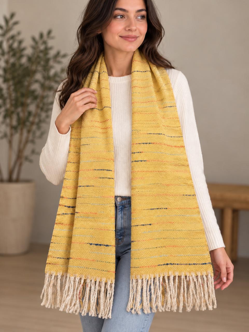 Rust scarf