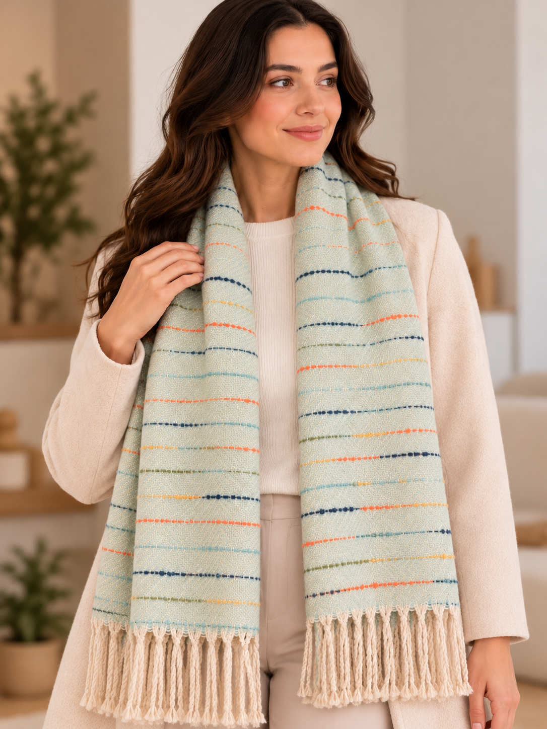 Rust scarf
