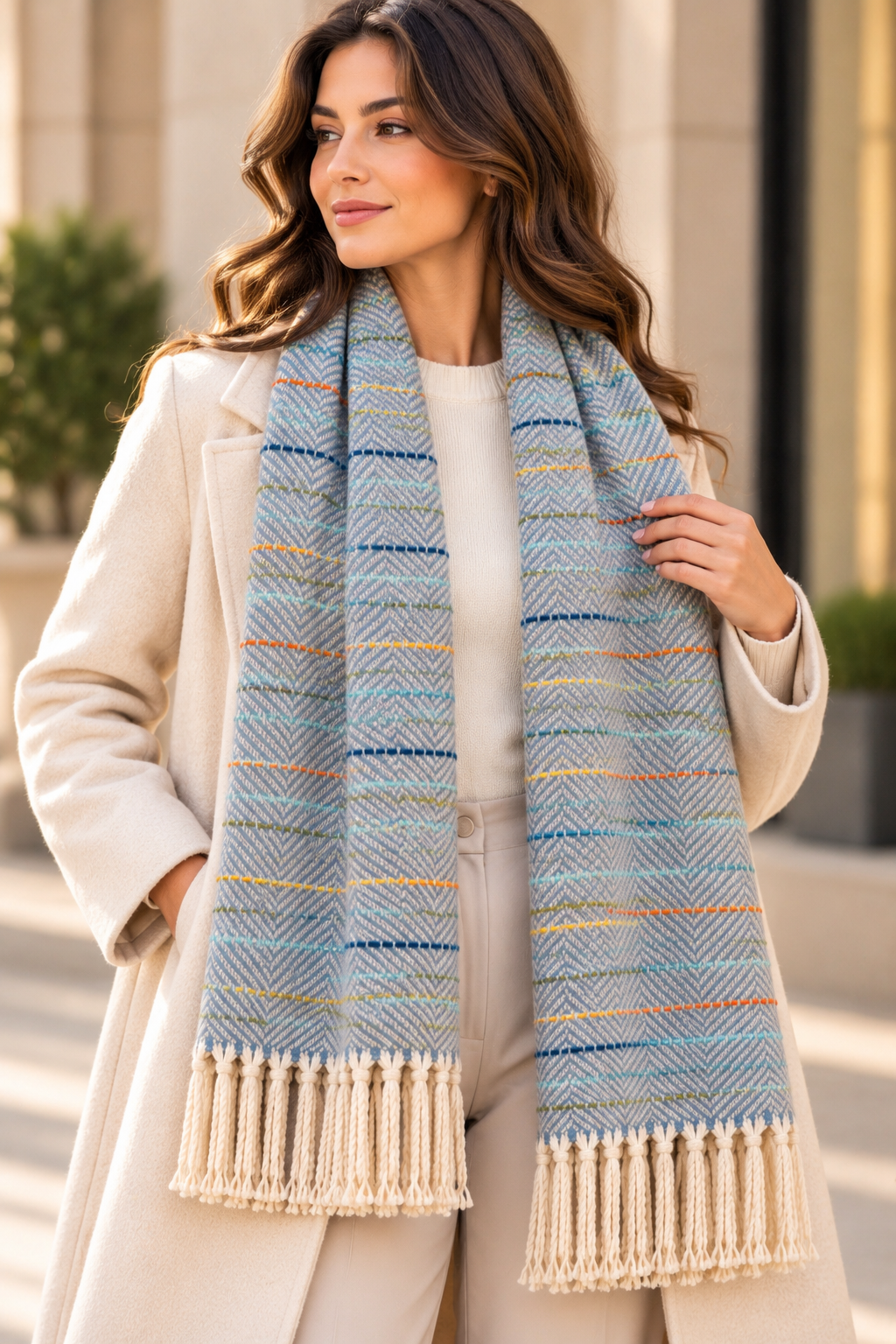 Rust scarf